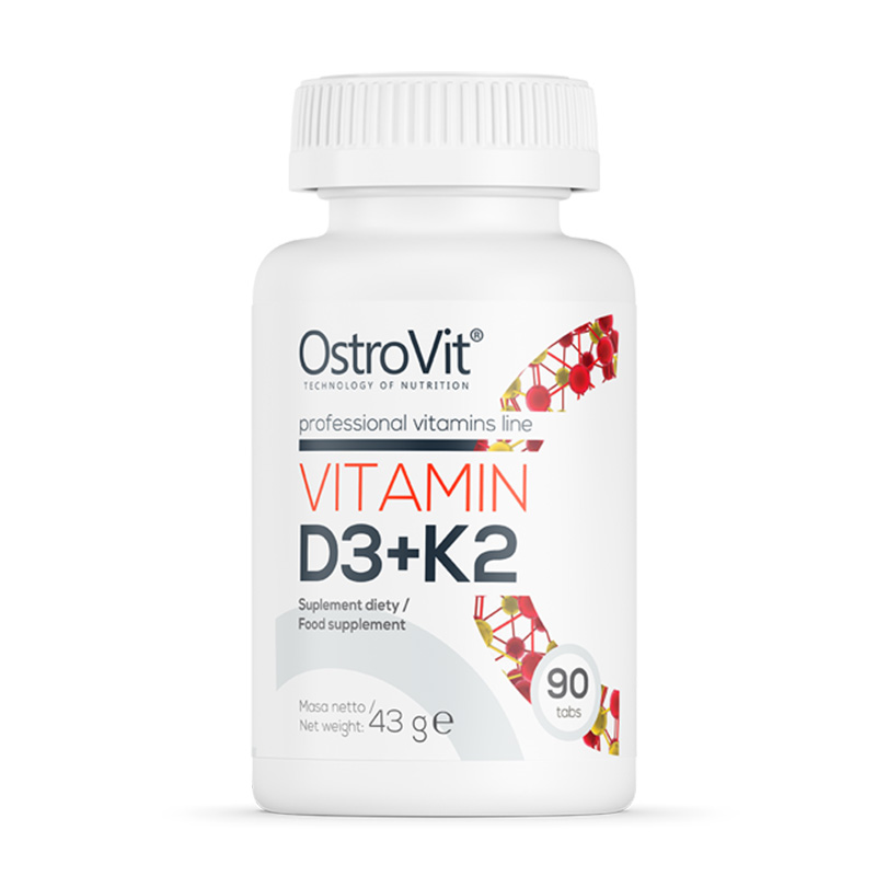 Buy OstroVit Vitamin D3 K2 90 Tabs In Dubai Abu Dhabi Sharjah UAE By Ostro Vit Retailers