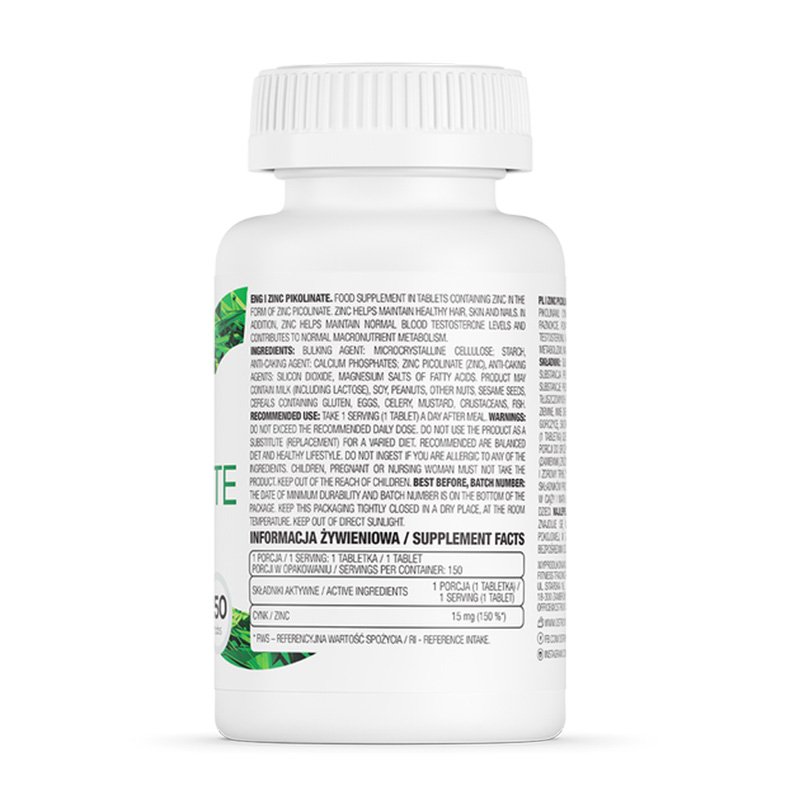 OstroVit Zinc Picolinate 150 tabs Best Price in Dubai