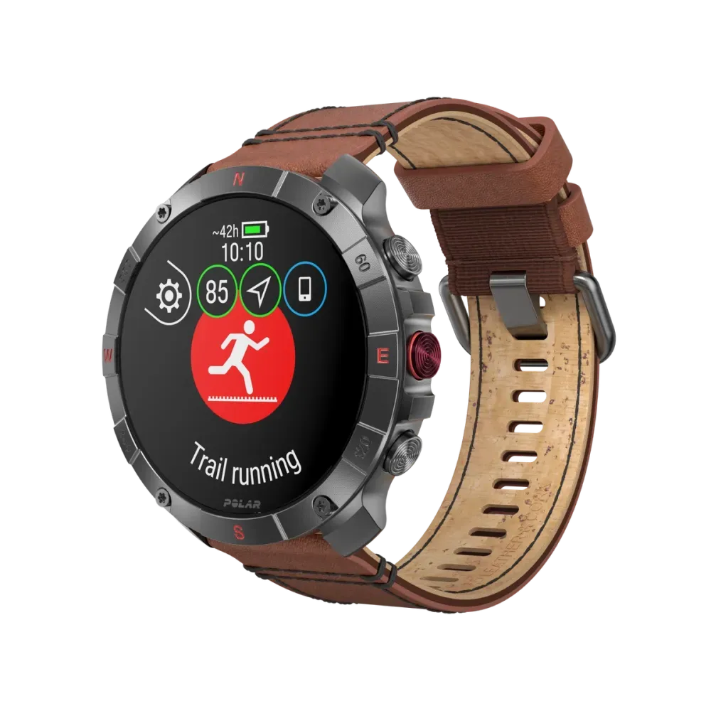 Polar Grit X2 Pro Titan Premium Outdoor Leather Watch S-L Best Price in Dubai