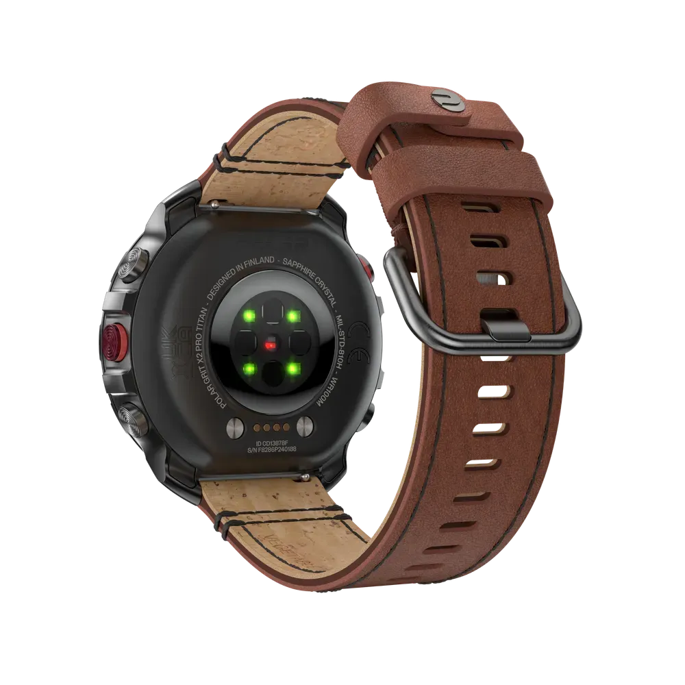 Polar Grit X2 Pro Titan Premium Outdoor Leather Watch S-L Best Price in Abu Dhabi