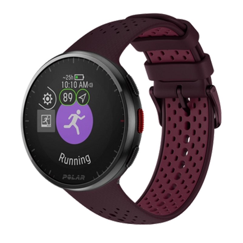Polar Pacer Pro Advanced GPS Running Watch 120-210 mm - Autumn Maroon Best Price in Dubai