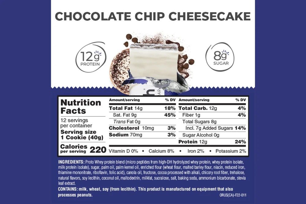 Power Crunch Protein Bar 12 G 12 Pcs in Box - Chocolate Chip Cheese Cake Best Price in Abu Dhabi