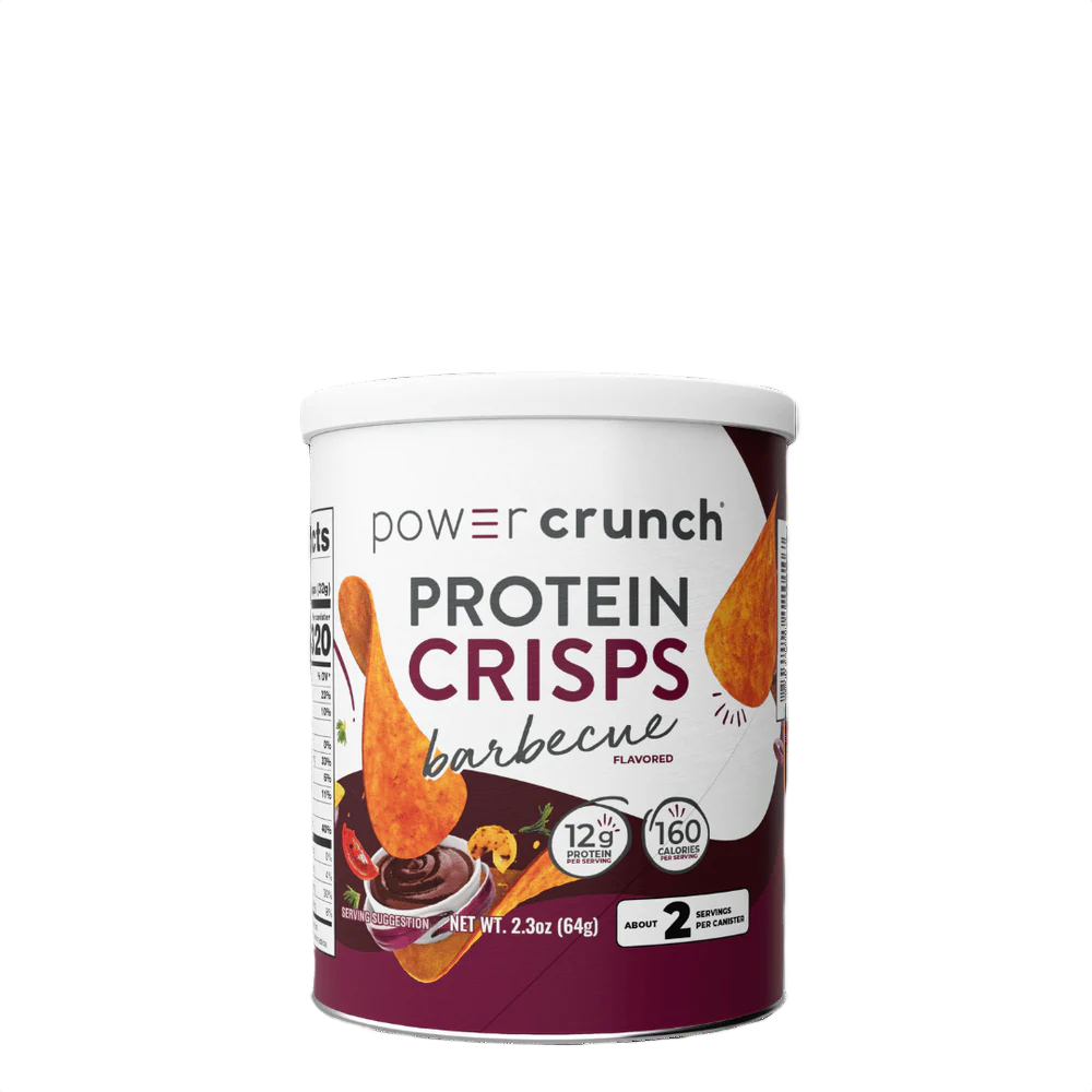 Power Crunch Protein Crisps 60 G 4 Cans in Box - BBQ