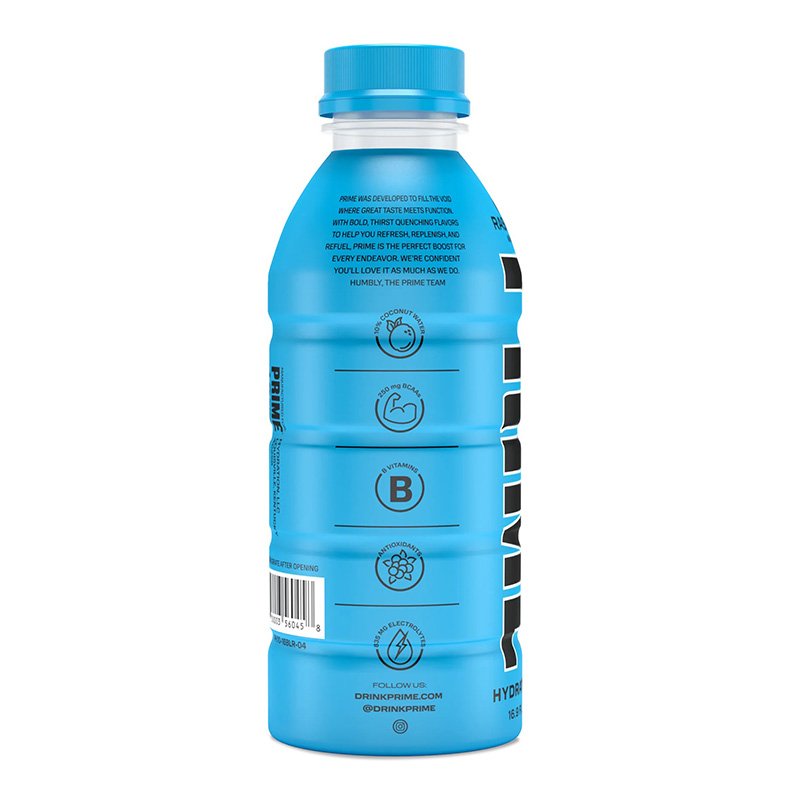 Prime Hydration Drink 500 ml 12pc Box - Blue Raspberry Best Price in Dubai