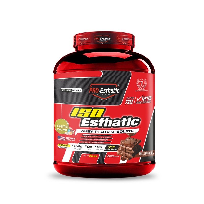 Pro Esthatic Nutrition Iso Esthatic 5lbs 70 Serving - Milk Chocolate