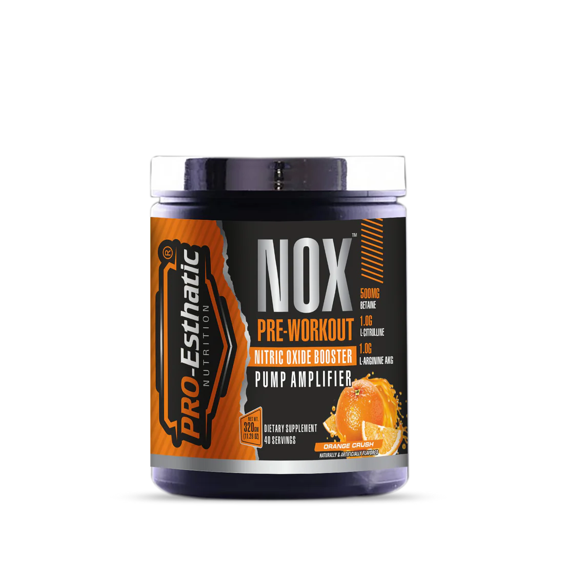 Pro Esthatic Nutrition NOX Pre Workout 40 Serving - Orange Crush