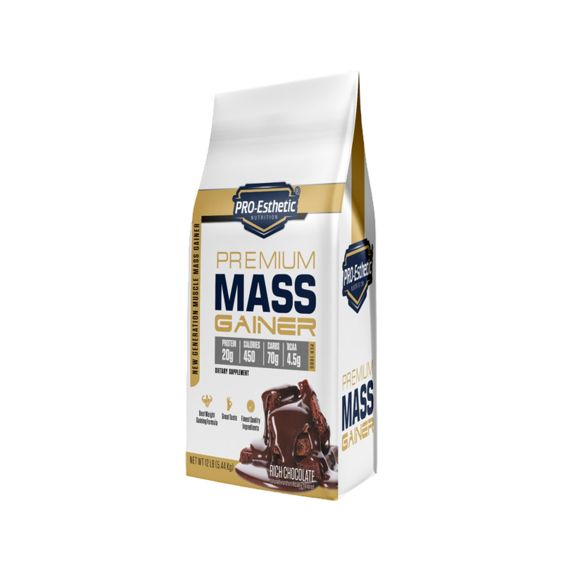 Pro Esthatic Nutrition Premium Mass Gainer 12lbs - Rich Chocolate
