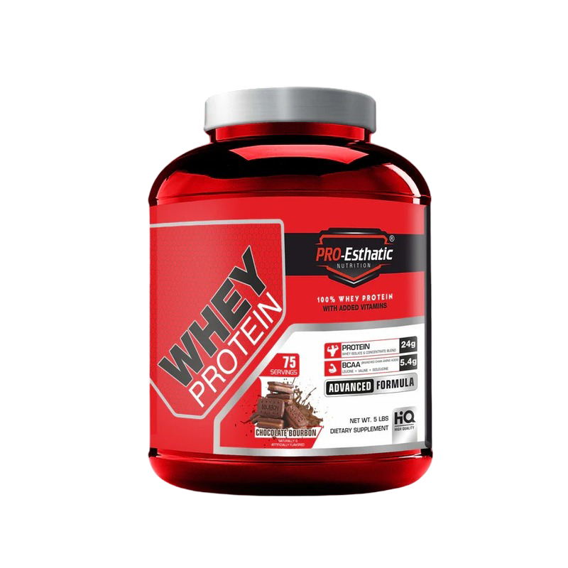 Pro Esthatic Nutrition Whey Protein 5lbs 75 Serving - Chocolate Bourbon
