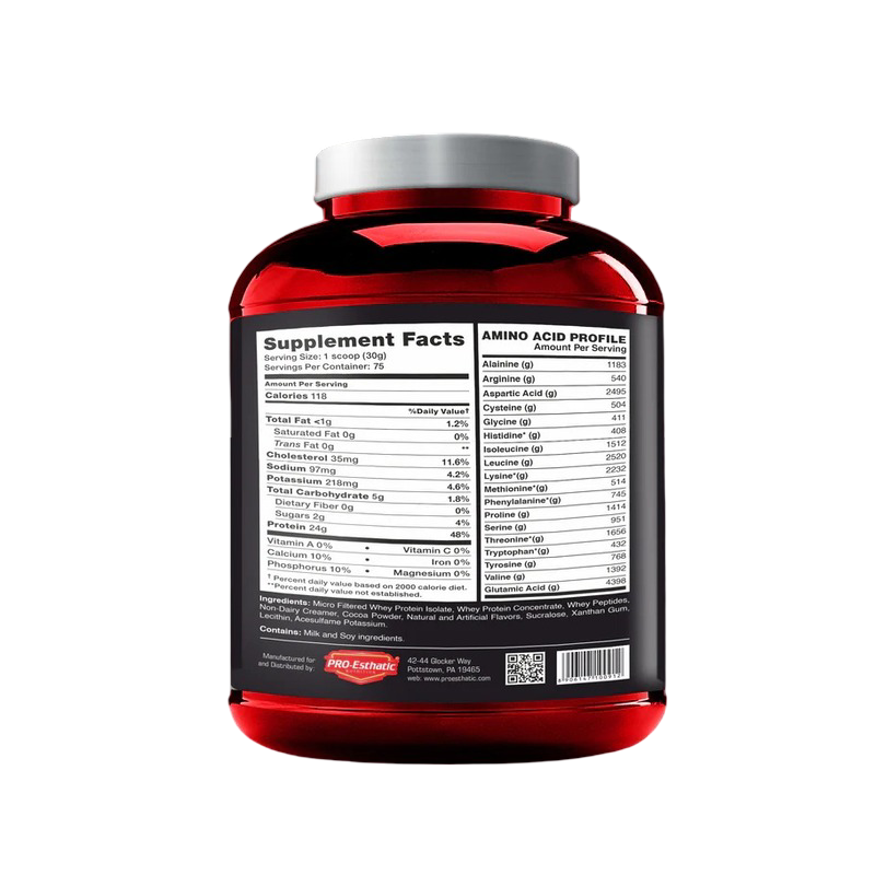 Pro Esthatic Nutrition Whey Protein 5lbs 75 Serving - Strawberry Blast Best Price in  Sharjah