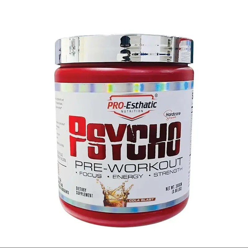 Pro Esthatic Nutrition Psycho Pre workout 40 Servings - Black Currant
