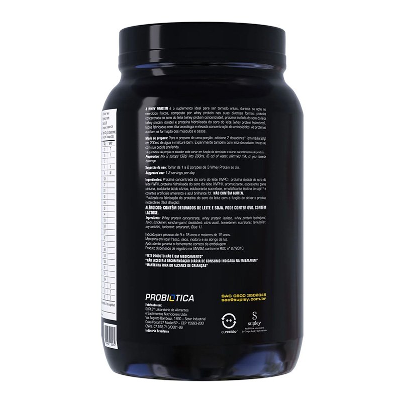 Probiotica 3 Whey Protein 900 G - Strawberry Best Price in Al Ain