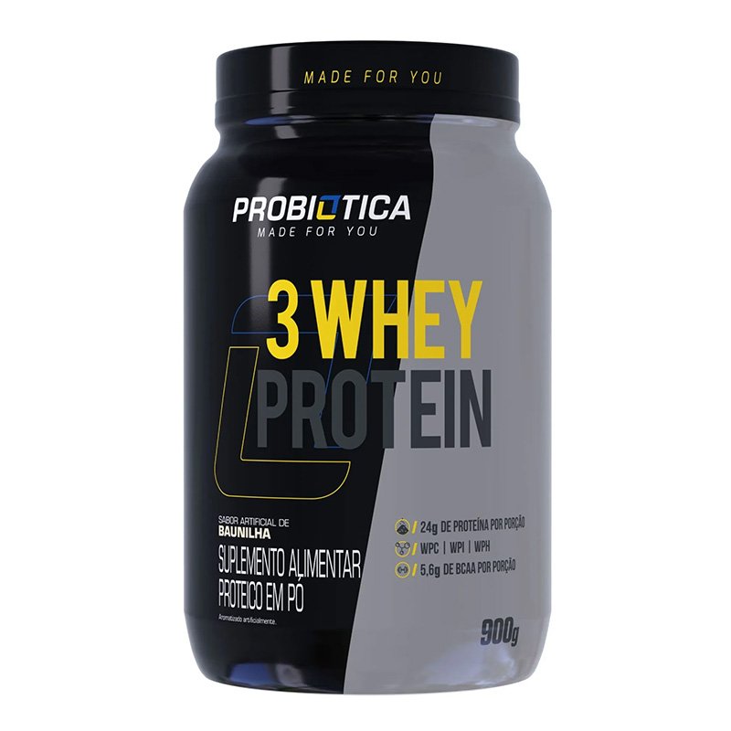 Probiotica 3 Whey Protein 900 G - Vanilla