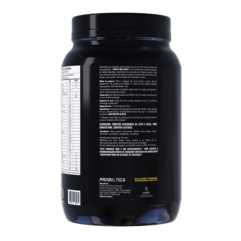 Probiotica Hiper 100% Whey 900 G - Chocolate Best Price in Al Ain