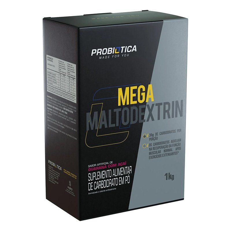 Probiotica Mega Malto Dextrin Box 1 Kg - Guarana with Acai