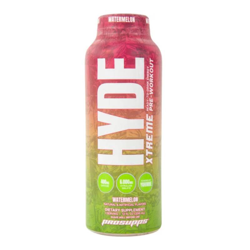 ProSupps Hyde Xtreme RTD Pre-Workout 356ml - Watermelon X 10 Bottles