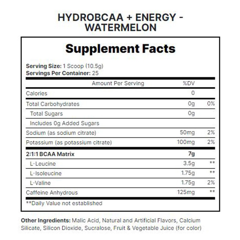 Prosupps Hydro BCAA + Energy 25 Servings Best Price in Dubai