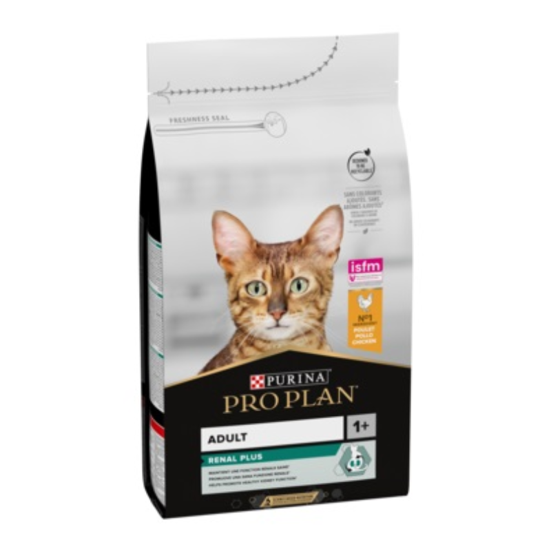 Purina Pro Plan Adult Renal Plus Everyday Dry Cat Food with Chicken 1.5kg