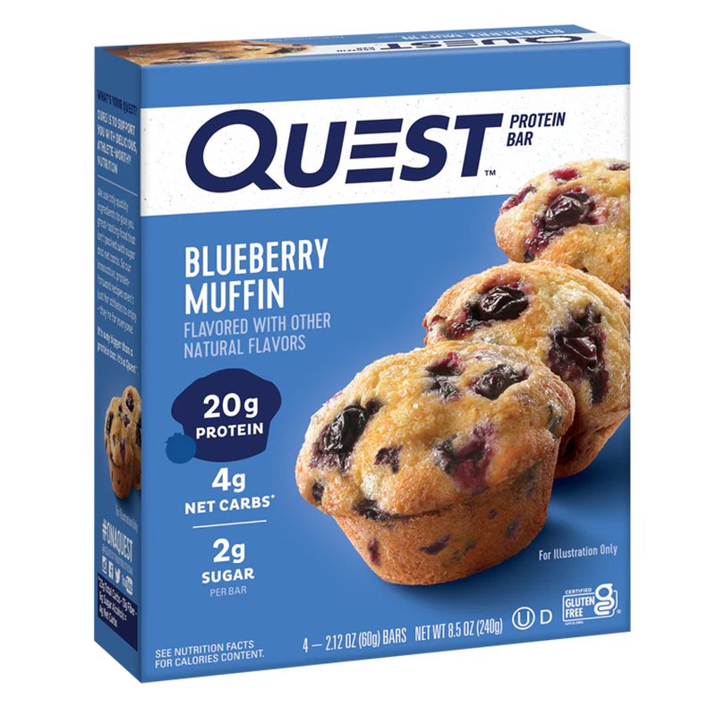 Quest Protein Bars 20 G 12 Pcs in Box - Blueberry Muffin Best Price in Dubai