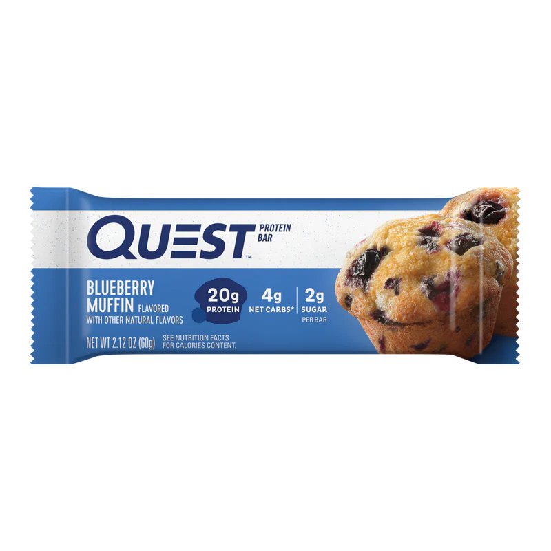 Quest Protein Bars 20 G 12 Pcs in Box - Blueberry Muffin Best Price in Abu Dhabi