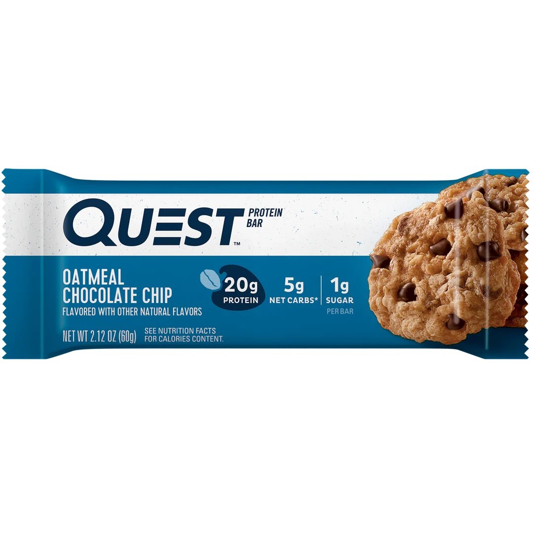 Quest Protein Bars 21 G 12 Pcs in Box - Oatmeal Chocolate Chip Best Price in Abu Dhabi