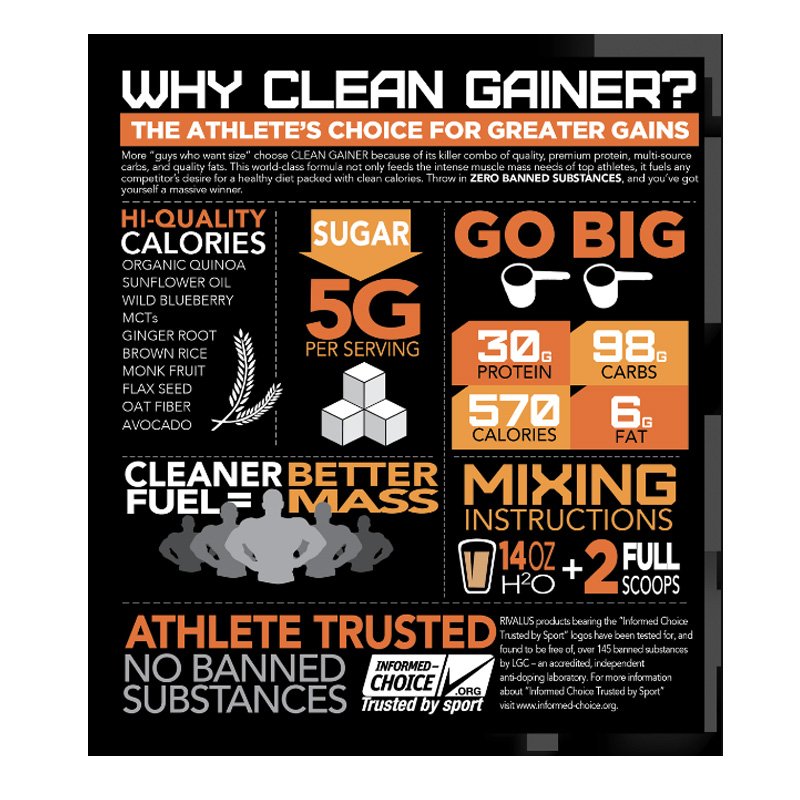 Rival Clean Gainer 5 Lbs Best Price in UAE