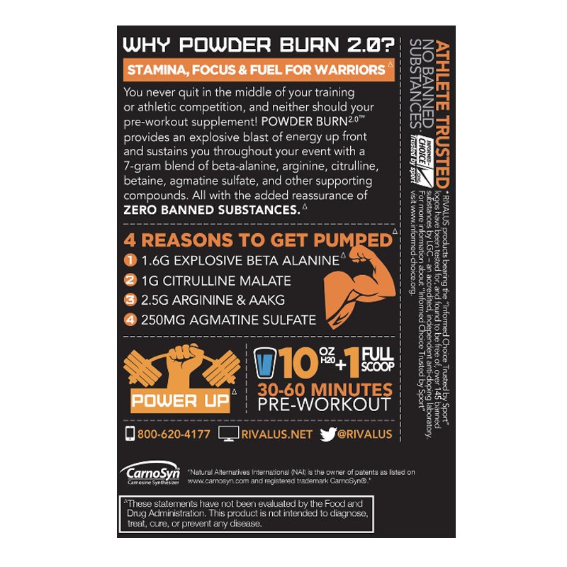 Rival Powder Burn 403g Best Price in UAE