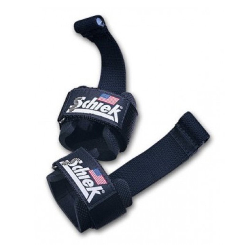 Schiek Power Lifting Straps with Dowel