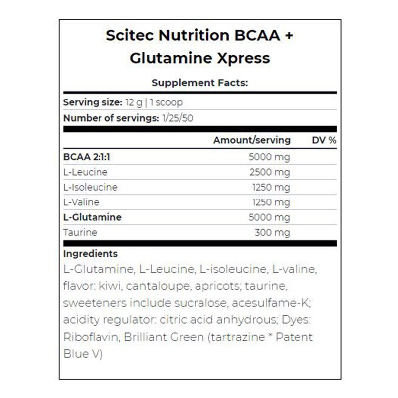 Scitec Nutrition BCAA+Glutamine Express 300GM Watermelon Best Price in Dubai