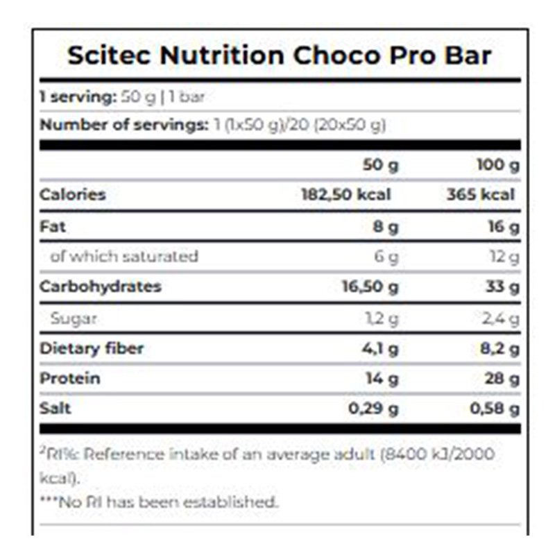 Scitec Nutrition Choco Pro Bar 50 G - Strawberry White Chocolate Best Price in Dubai