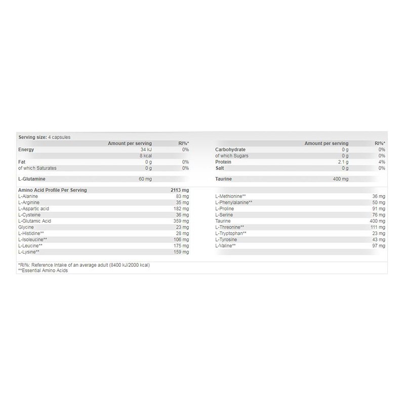 Scitec Nutrition Isolate Amino 500 capsules â€“ 125 servings Best Price in UAE