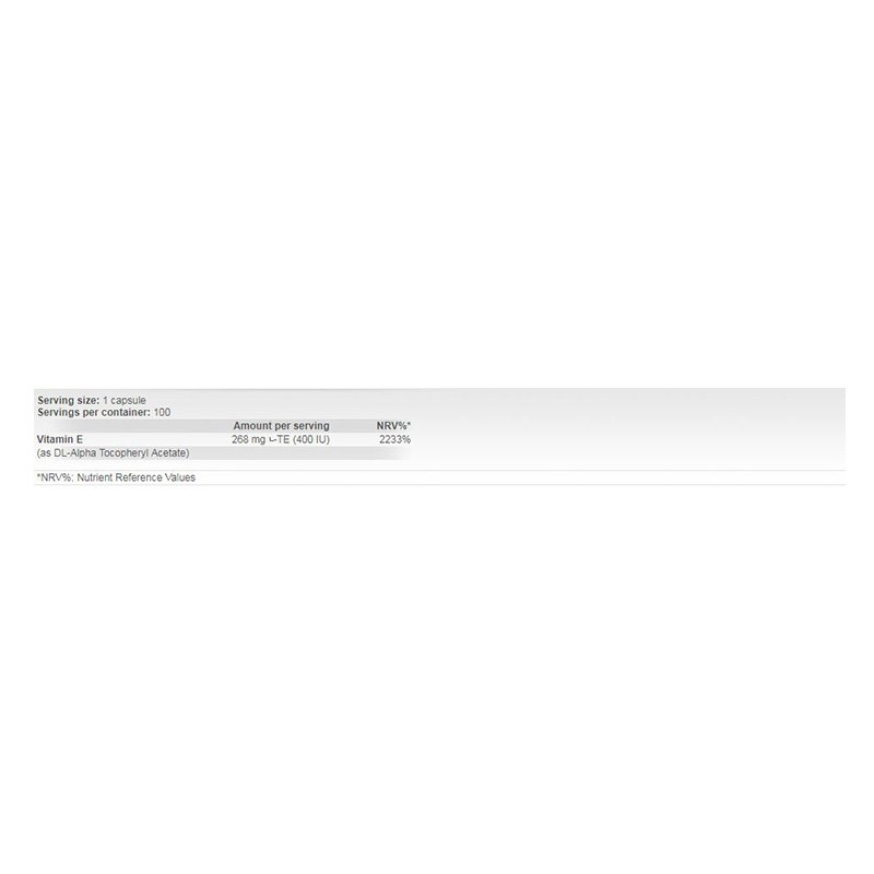 Scitec Nutrition Vitamin E 100 Capsules – 100 Servings Best Price in UAE
