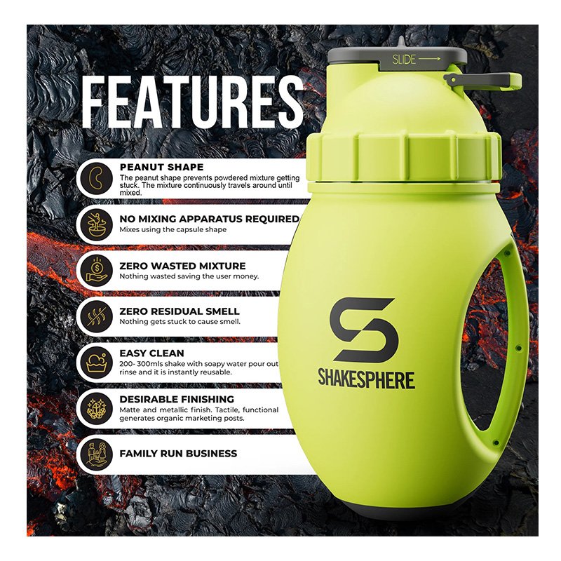 ShakeSphere Mixer Jug 1.3l Fluorescent Yellow Best Price in UAE
