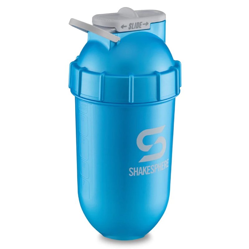 ShakeSphere Tumbler Original 700mls Metallic Cyan/White Logo