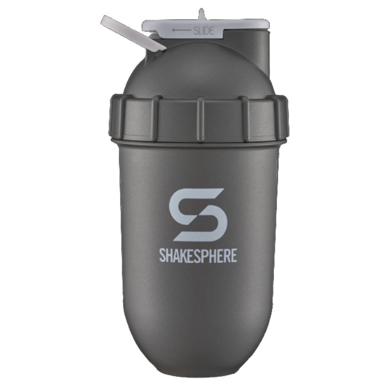 ShakeSphere Tumbler View 700mls Gun Metal/White Logo/Clear Window Best Price in Dubai