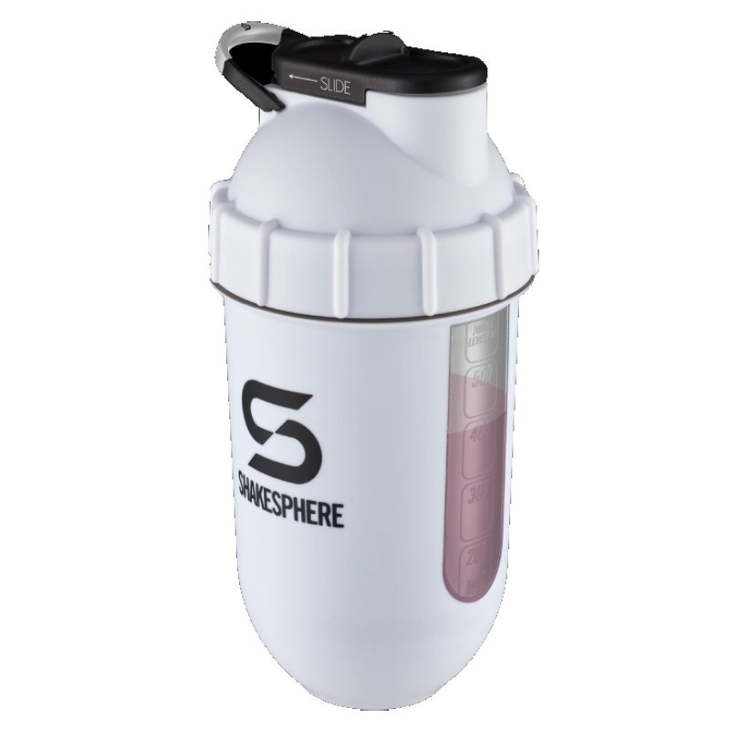 ShakeSphere Tumbler View 700mls Matte White/Black Window