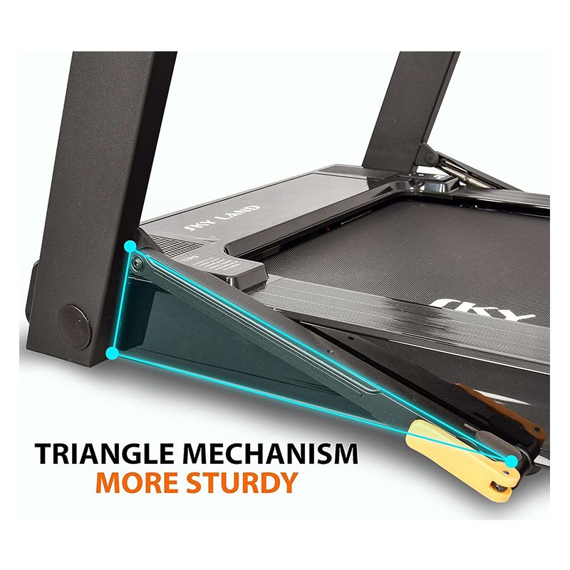 Sky Land Fitness Sleek 3 in 1 Treadmill Black Best Price in Abu Dhabi