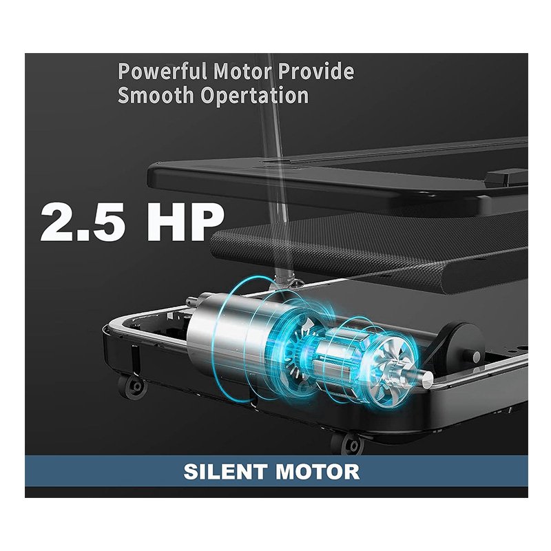 Sky Land Fitness Slim Treadmill 2 in 1 Black Best Price in Abu Dhabi