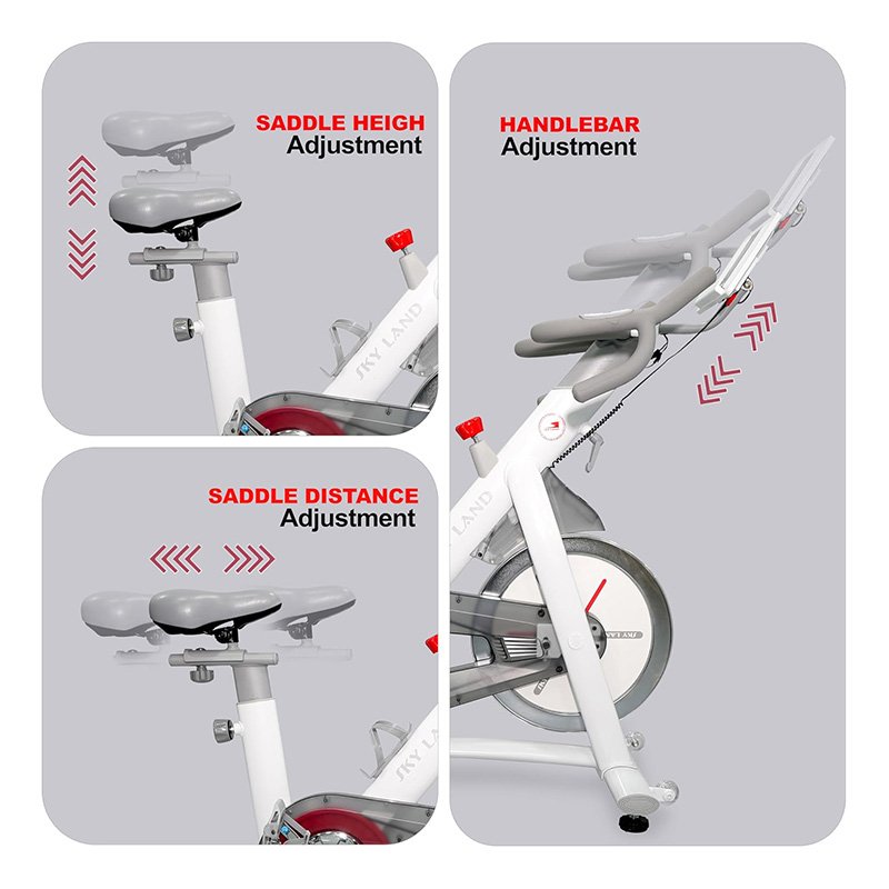 Sky Land Indoor Spin Bike with FitShow App EM-1568-W Best Price in Abu Dhabi