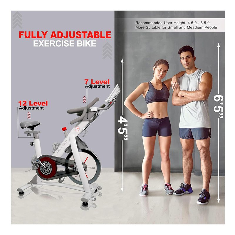 Sky Land Indoor Spin Bike with FitShow App EM-1568-W Best Price in Ajman