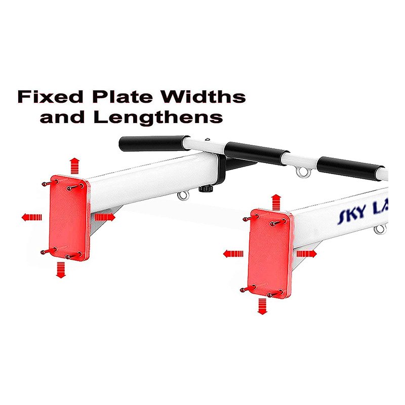 Sky Land Unisex Adult Multifunctional Wall Mounted Pull Up Bar White - Large Best Price in Abu Dhabi