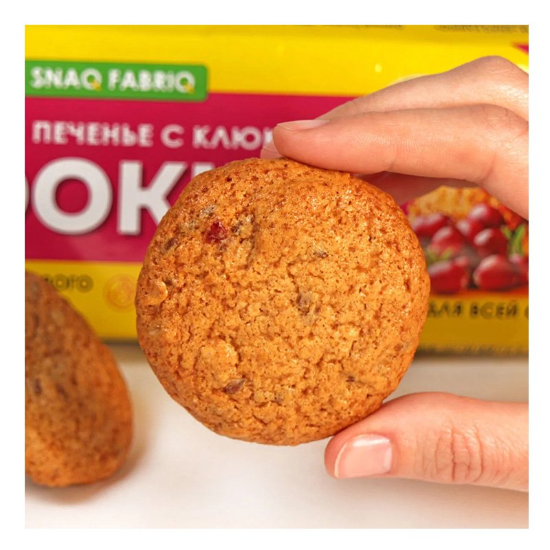 Snaq Fabric Oatmeal Cookies Cranberries 180 g x 9  in Box Best Price in AbuDhabi
