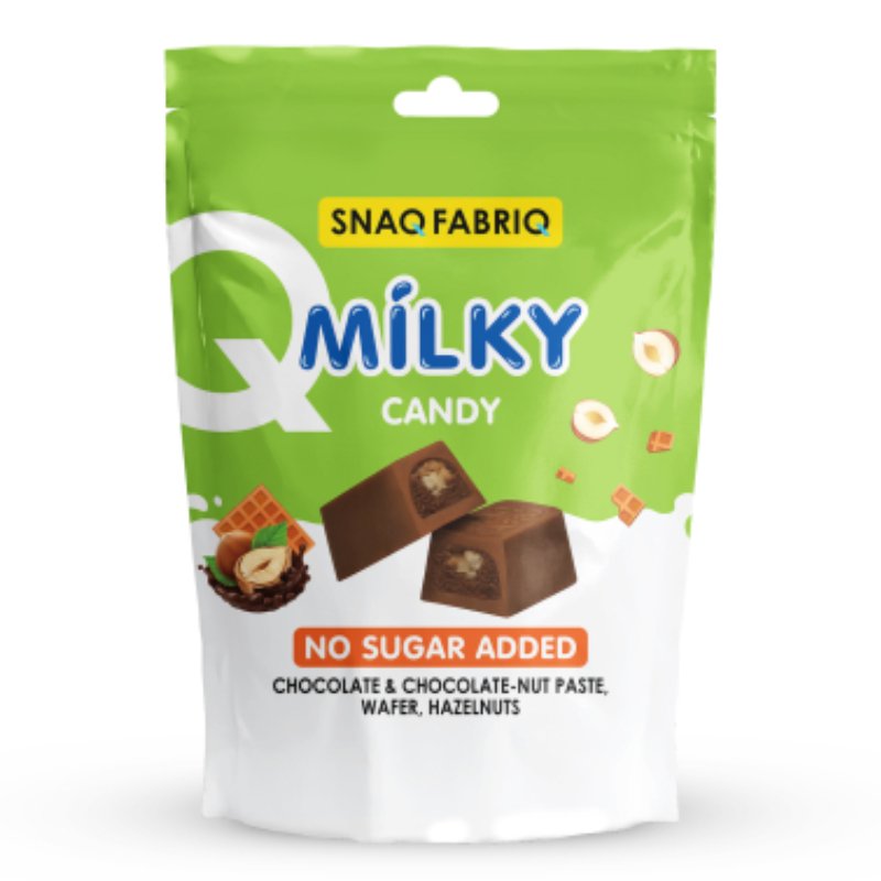 Snaq Fabriq Milk Chocolate Candy with Filling 130 G 15 Pcs in Box - Chocolate Nut
