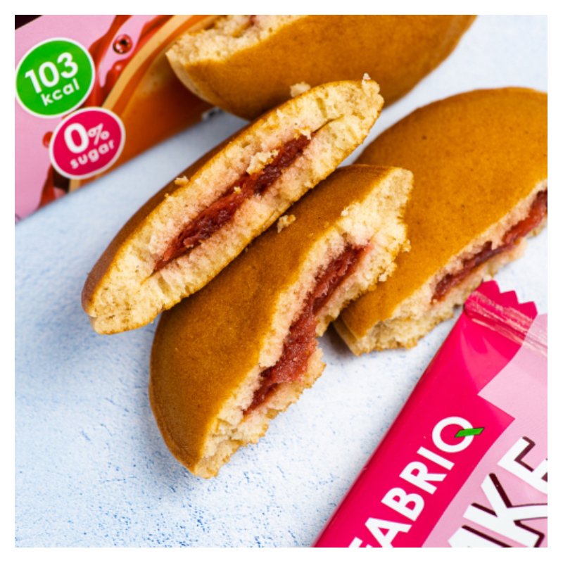 Snaq Fabriq Pancake 45 G 10 Pcs in Box - Raspberry Jam Best Price in Dubai