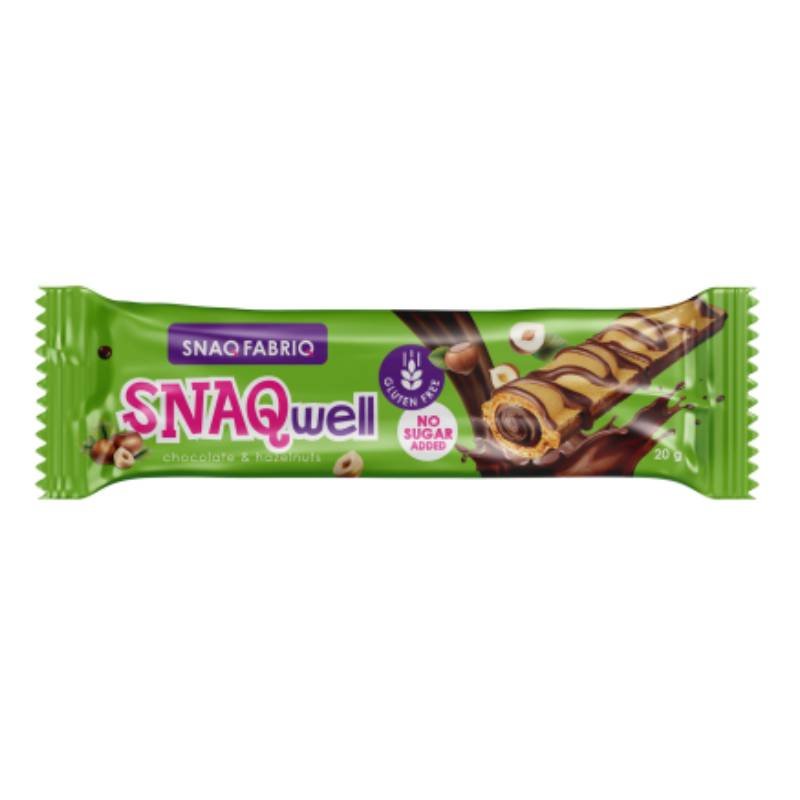 Snaq Fabriq Snaq Well Wafer Bar 20 G 15 Pcs in Box - Chocolate Nut Best Price in Abu Dhabi