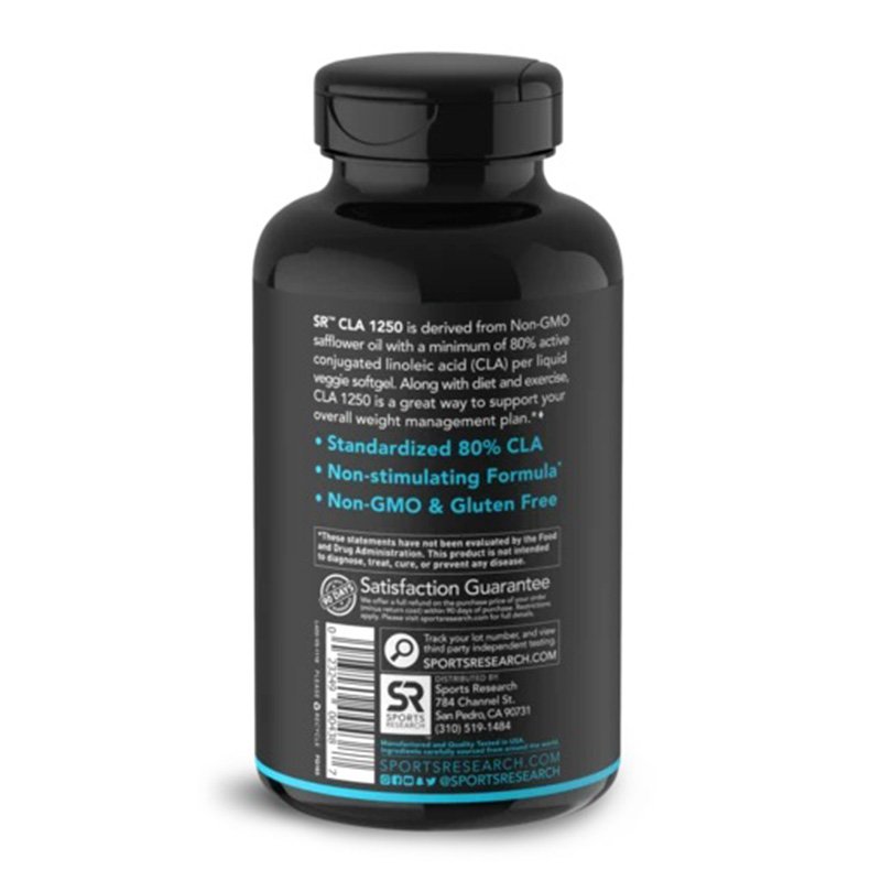 Sports Research CLA 80% 1250mg 90 Veggie Softgel Best Price in Dubai