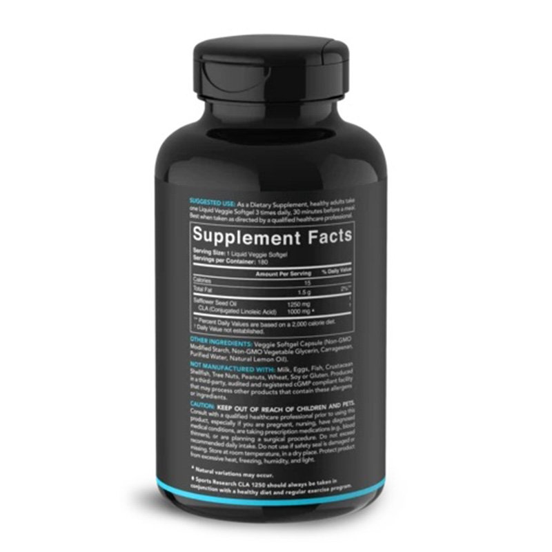 Sports Research CLA 80% 1250mg 90 Veggie Softgel Best Price in Abudhabi