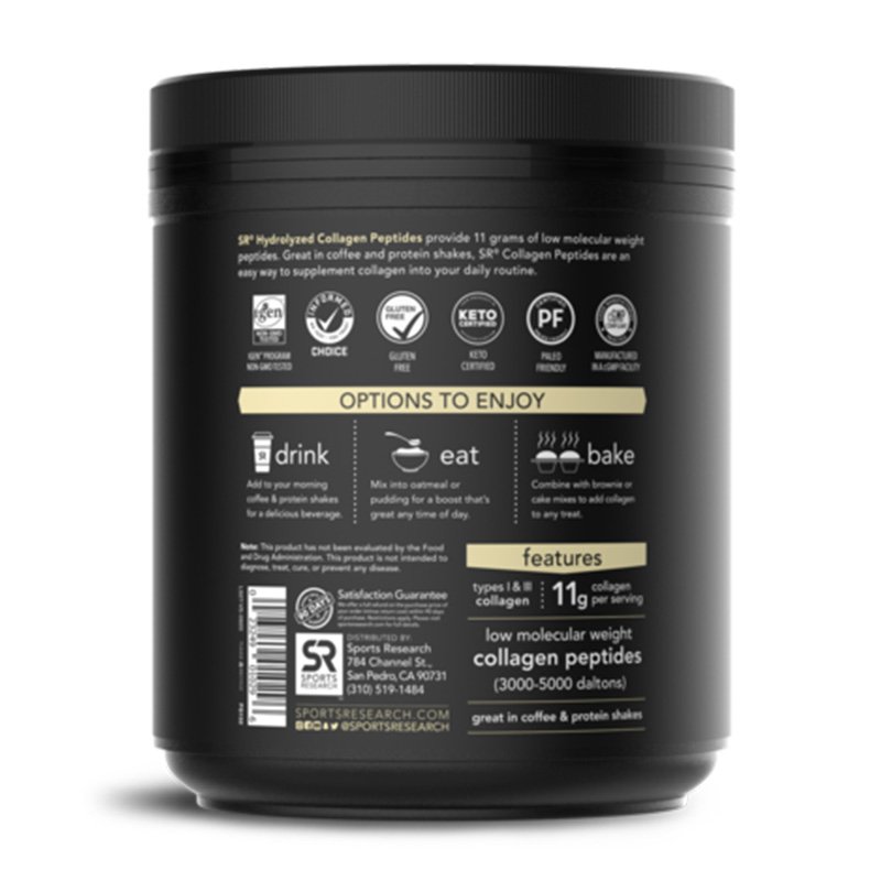 Sports Research Collagen Peptides Vanilla Bean 41 serving Best Price in Dubai