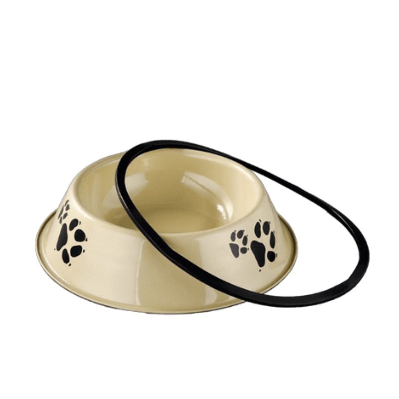 Stainless Steel Anti-skid Pet/Dog Feeding Bowl 14 CM - 10004