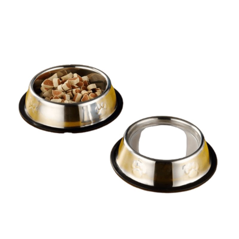 Stainless Steel Pet Dog Water And Food Bowl 30 CM - 10003 Best Price in UAE