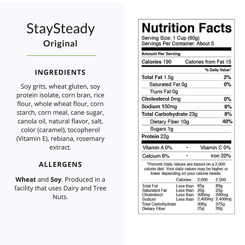 Stay Steady Cereal The Original 1x6 Best Price in Abudhabi